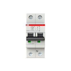 Interruttore Automatico Miniatura S200 1P+N 50A K 6kA uso residenziale e industriale