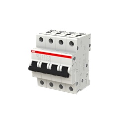 Interruttore automatico Miniature Circuit Breaker S204L 4 poli 13A curva C 4,5kA AC