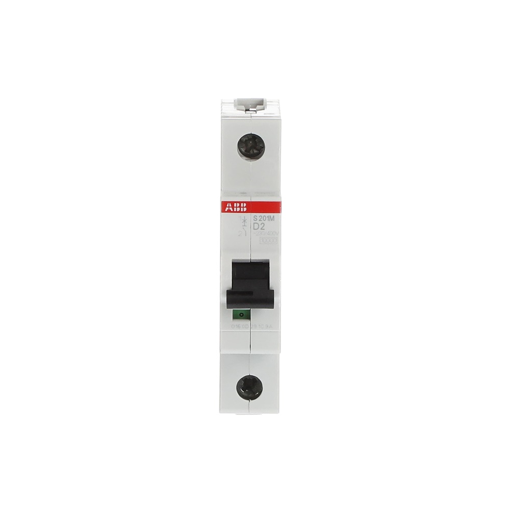 Interruttore Automatico Miniatura S200M 1P 2A D 10kA Protezione Sovraccarico e Cortocircuito Uso Residenziale e Industriale