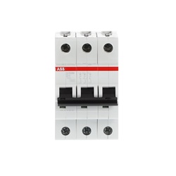 Interruttore automatico modulare S200M 3 poli 1A caratteristica D 10 kA uso residenziale industriale