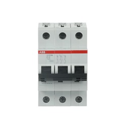 Interruttore Automatico Miniatura S200M 3P 3A D 10kA Uso Residenziale Industriale