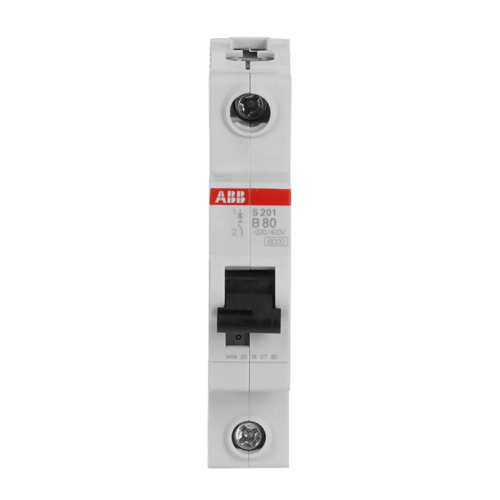 Interruttore automatico S201-B80 1P 80A B-Caratteristica 6kA uso civile e industriale