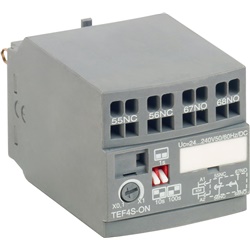Timer elettronico TEF4S-ON frontale con ritardo temporizzato 24-240V per contattori e relè
