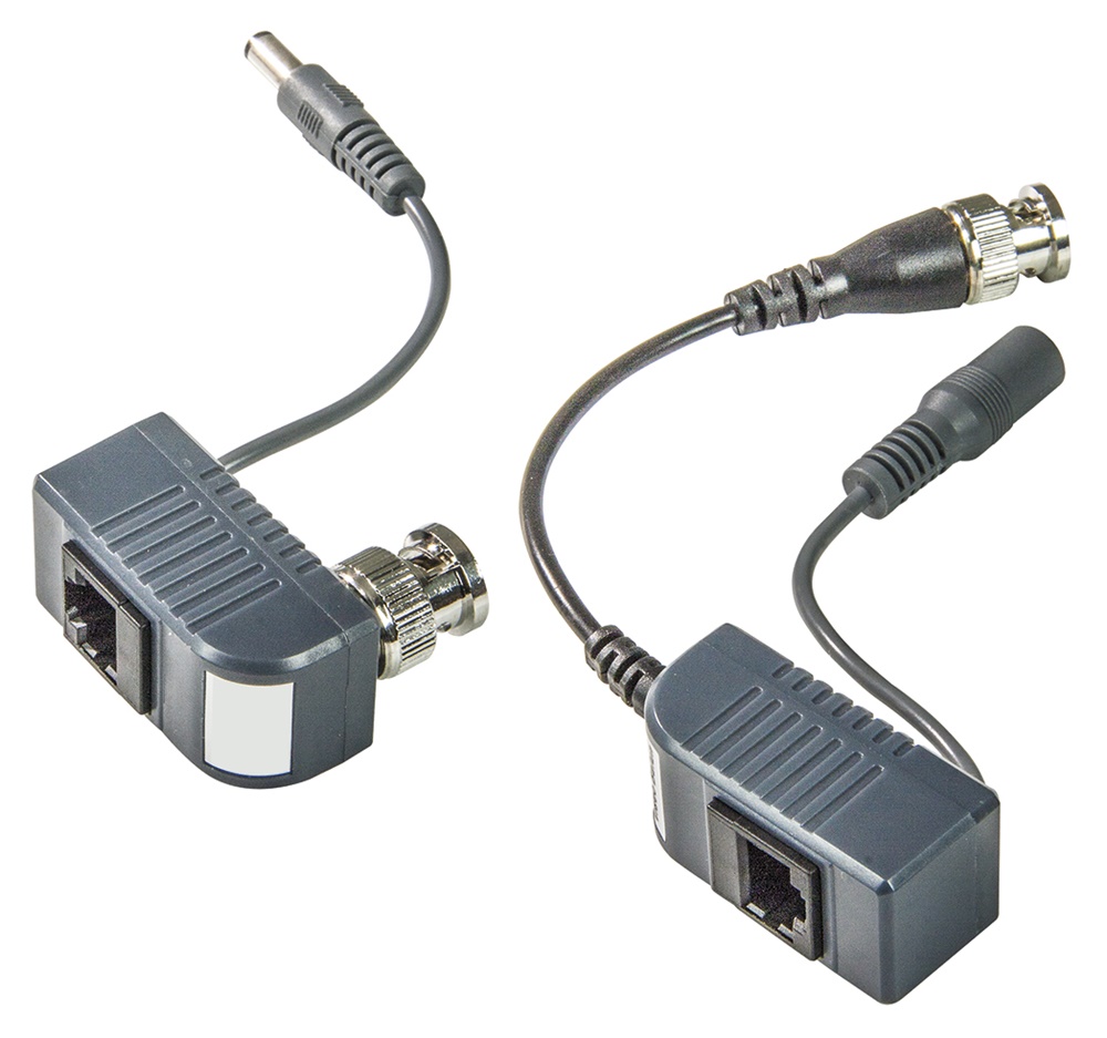 Trasduttore videoBalun+aliment.1can. 2pz