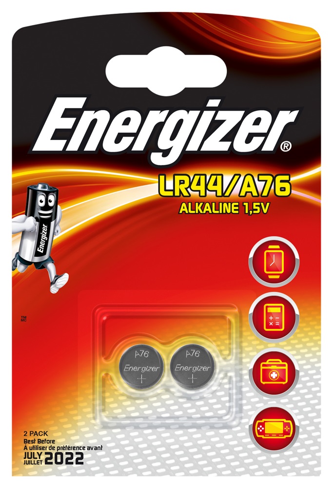 ENERGIZER LR44/A76 Alkaline BP2  