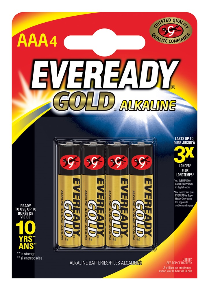 EVEREADY GOLD AAA/LR03 BP4