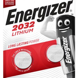 Batteria a bottone litio CR2032 Energizer lunga durata per dispositivi miniaturizzati