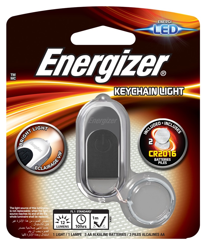 ENERGIZER Keyring + 2 CR2016