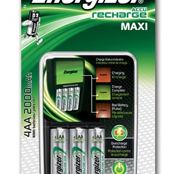 ENERGIZER Maxi Charger + 4AA Power Plus 2000mAh