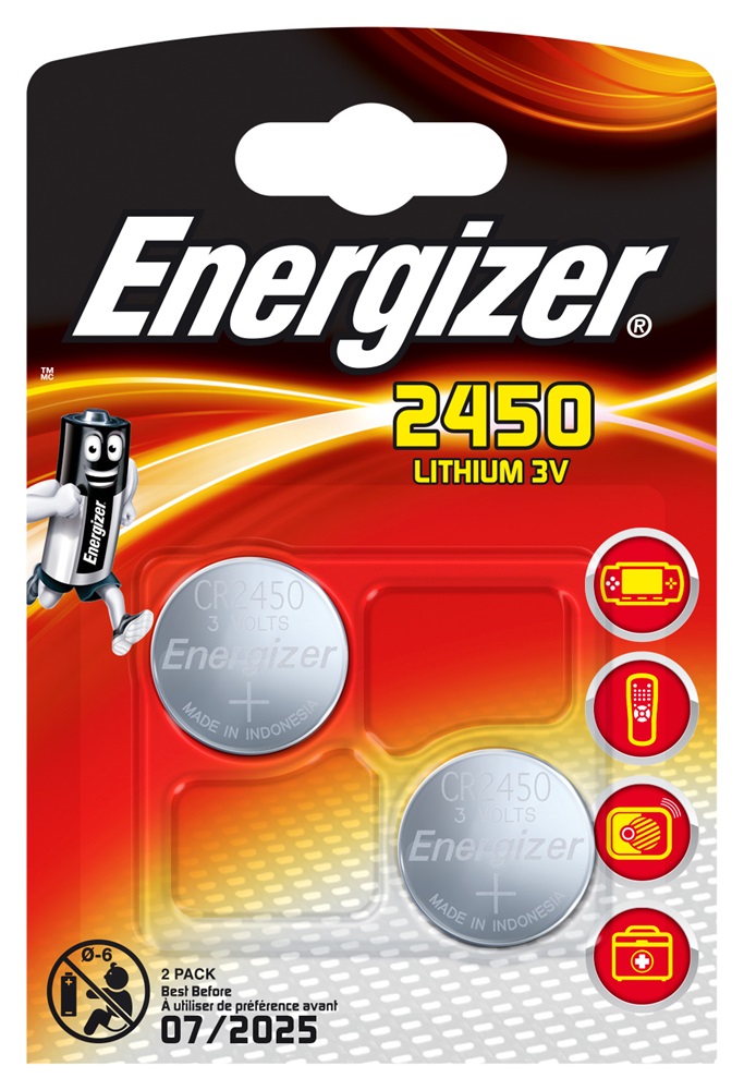 ENERGIZER CR2450 Lithium BP2