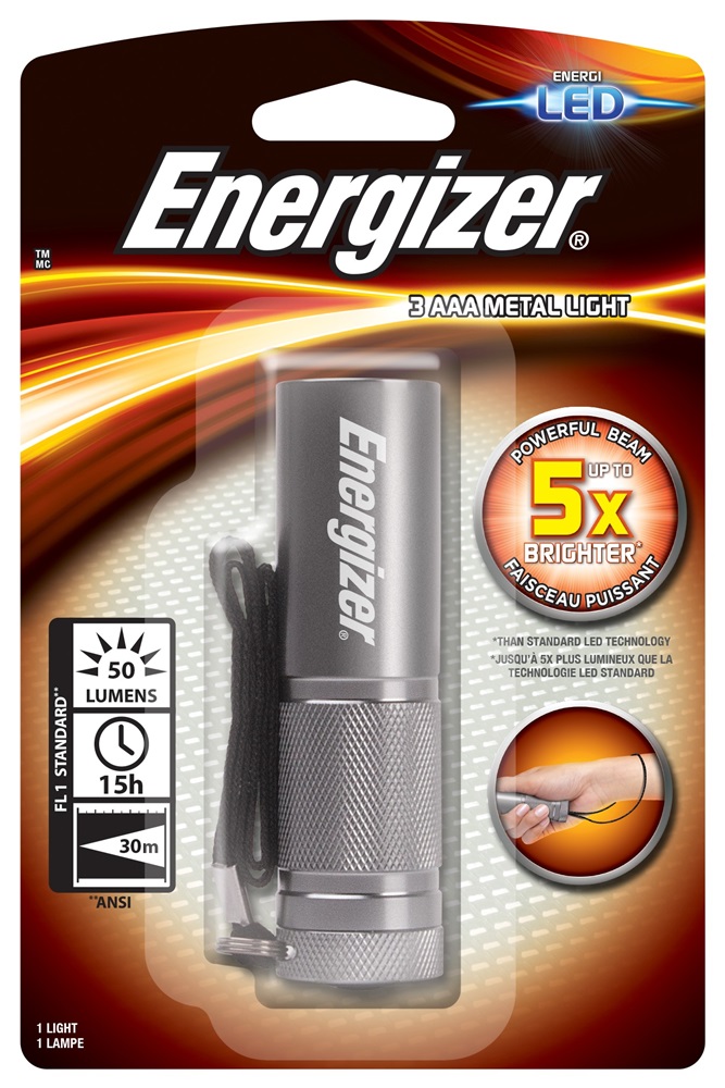 ENERGIZER Metal Light + 3AAA