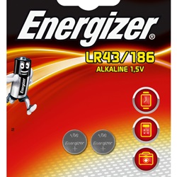 ENERGIZER LR43/186 Alkaline BP2  