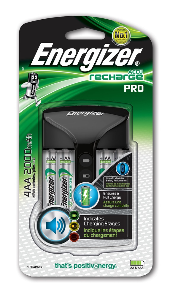ENERGIZER Pro Charger + 4AA Power Plus 2000mAh