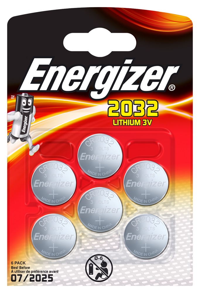 ENERGIZER CR2032 Lithium BP6