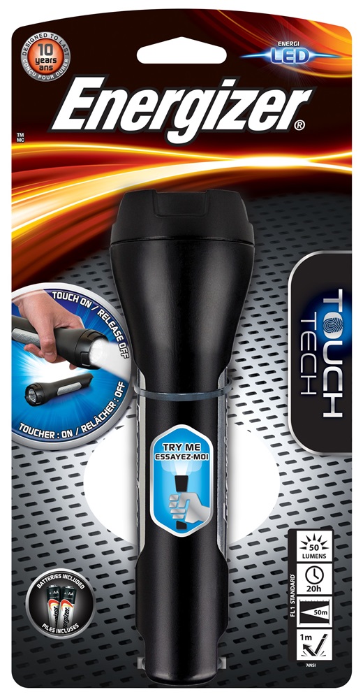 ENERGIZER Touch Tech handheld + 2AA