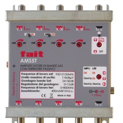 Amplificatore Sat  Reg. + Alimentatore