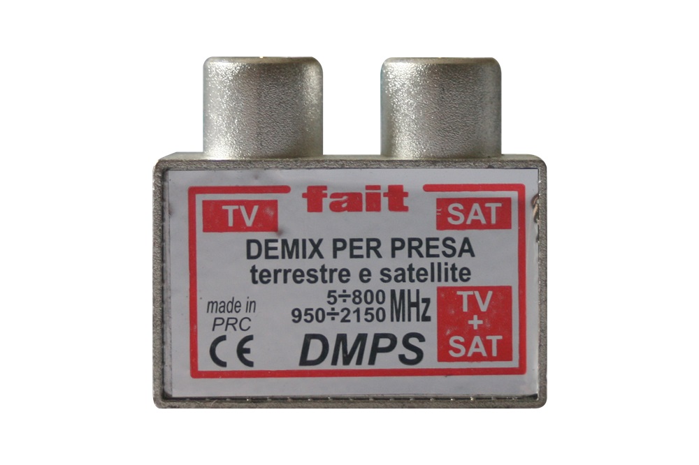 Demix Tv/Sat Per Presa Doppia