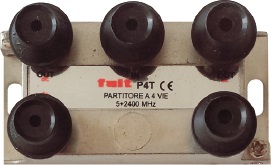 Partitore Satellite/Terrestre 4 Vie