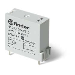 Mini relè per circuito stampato DC sensibile 12 V AgNi NO
