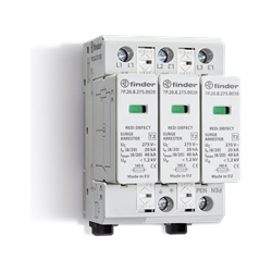 SPD Classe 2 Trifase 3P 275VAC 20kA Montaggio Guida DIN