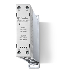 Relè modulare SSR potenza 30A 24V DC installazione serie