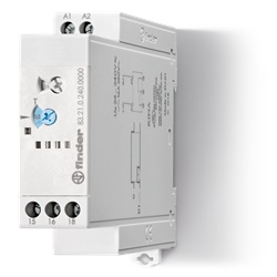 Temporizzatore intervallo 16A 24-240V montaggio su guida
