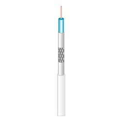Cavo coassiale PAS4007111 doppia schermatura PVC interno TV/SAT