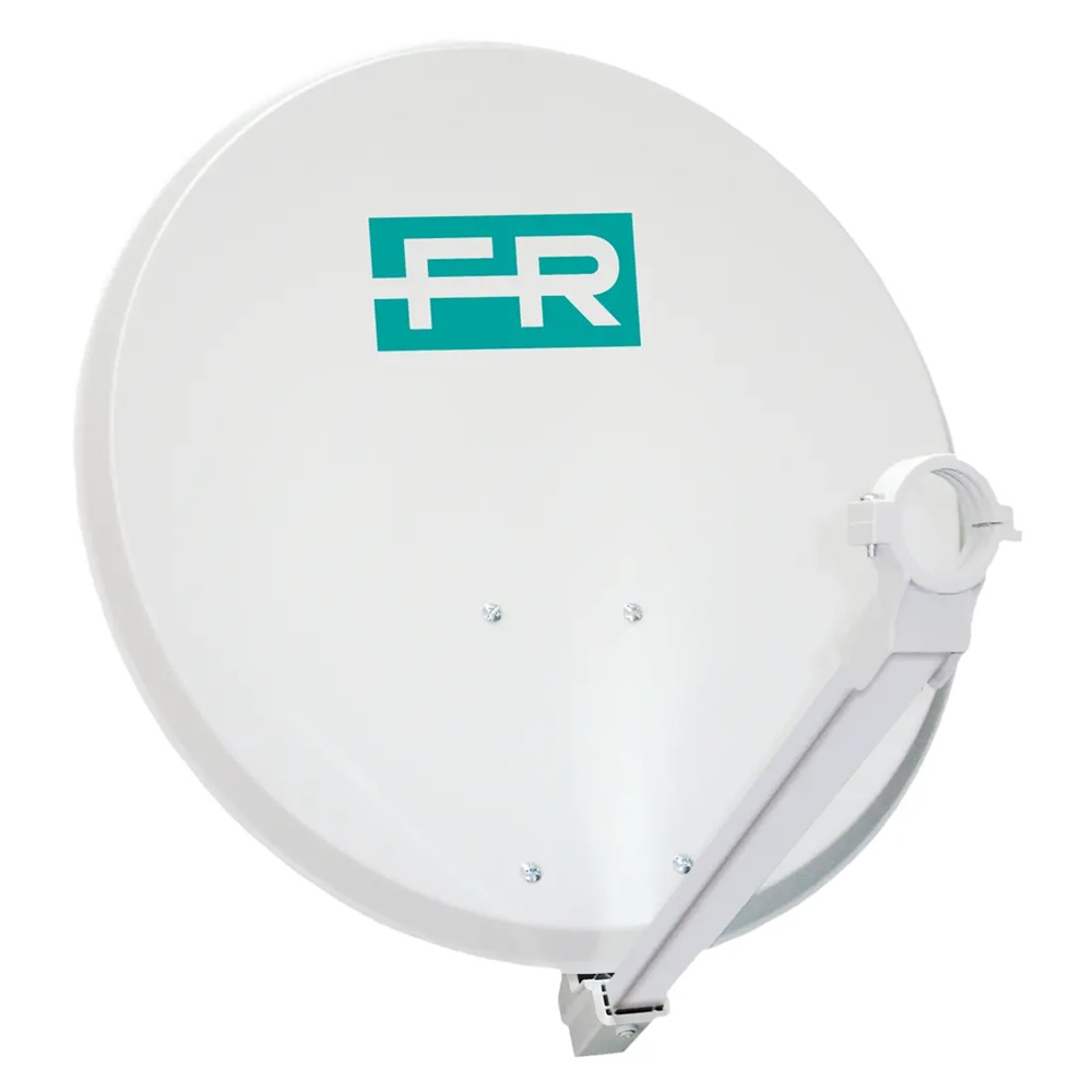 Parabola offset 80 cm acciaio per antenne satellitari residenziali
