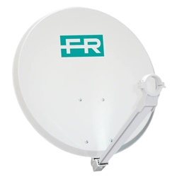 Parabola offset 80 cm acciaio per antenne satellitari residenziali
