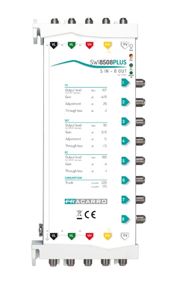 SWI8508PLUS MSW XS5+ 5IN 8OUT              