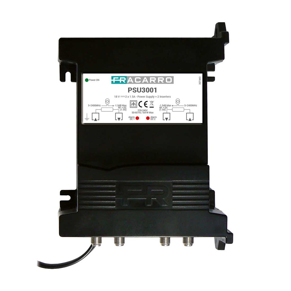 Alimentatore stabilizzato 18V 2x1,5A per impianti civili