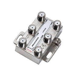 Derivatore 4 vie 12dB connettore F TV Satellite 5-2400MHz