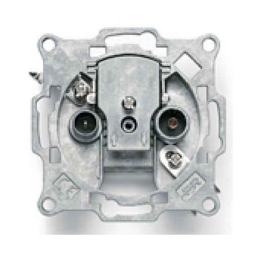 Presa rotonda 6dB 2 uscite TV/Sat incasso VDI residenziale