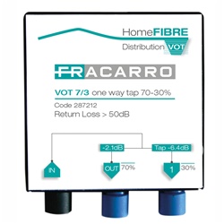 Derivatore ottico VOT70/30 splitter segnale 70/30 indoor fibra ottica