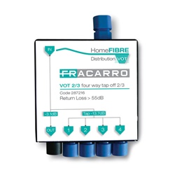 Derivatore ottico 4 vie VOT2/3 per distribuzione indoor fibra ottica