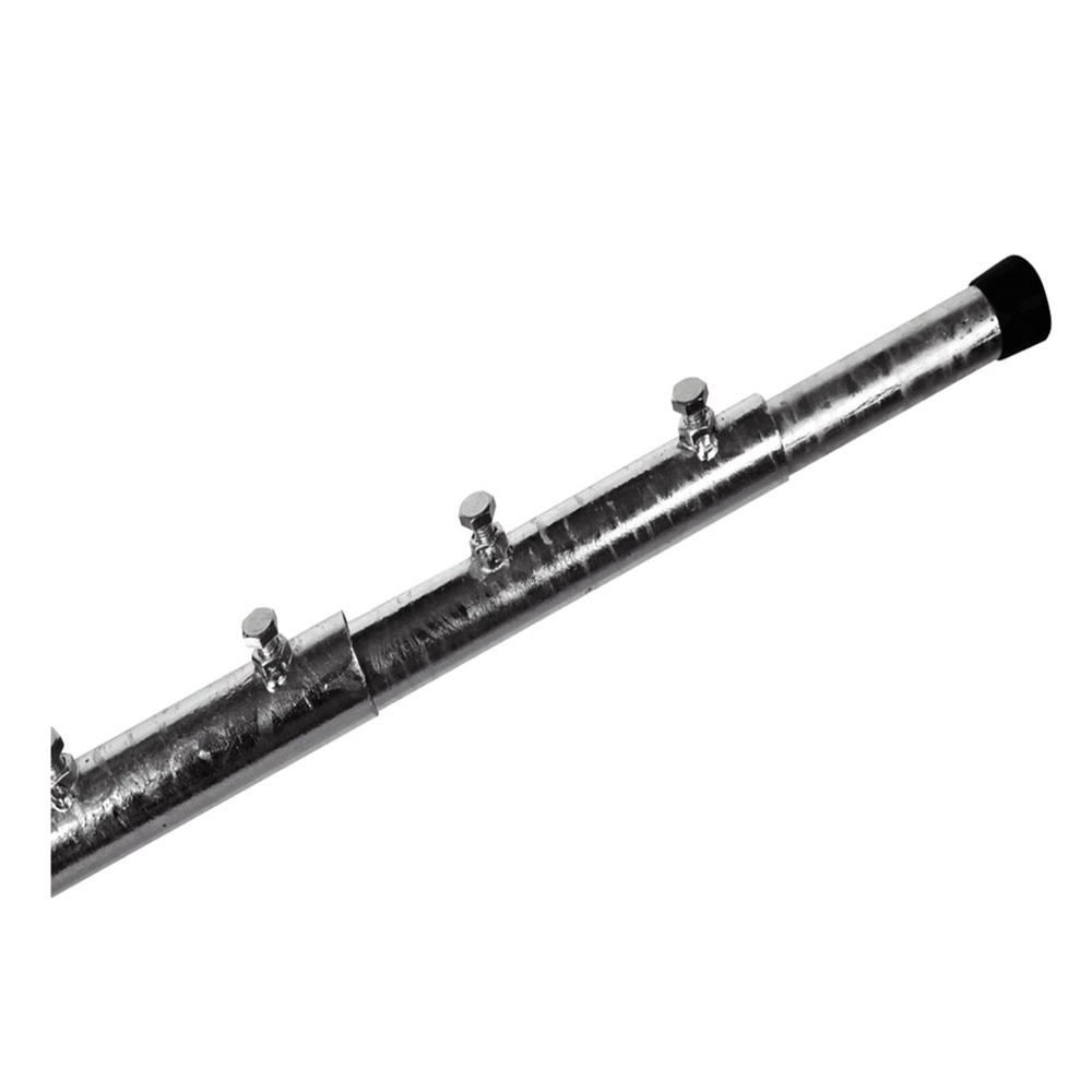Palo telescopico zincato 2mm² 2 coppie 2+2m per antenne