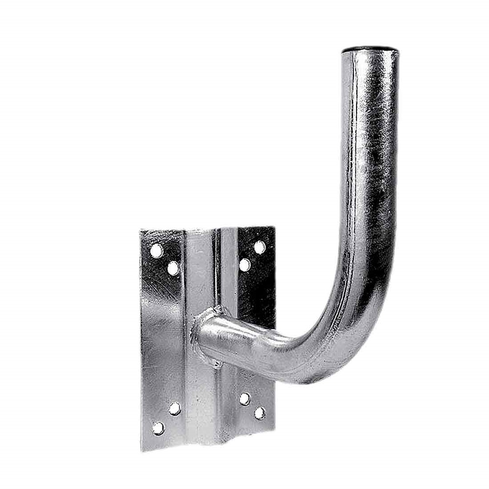 Supporto muro 26 cm zincato per antenna civile residenziale