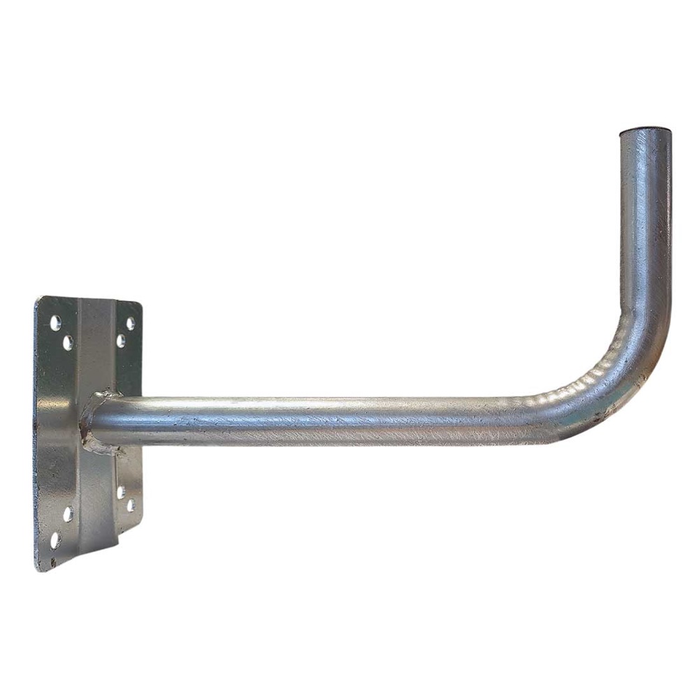 Supporto muro 46 cm zincato per antenne civili residenziali
