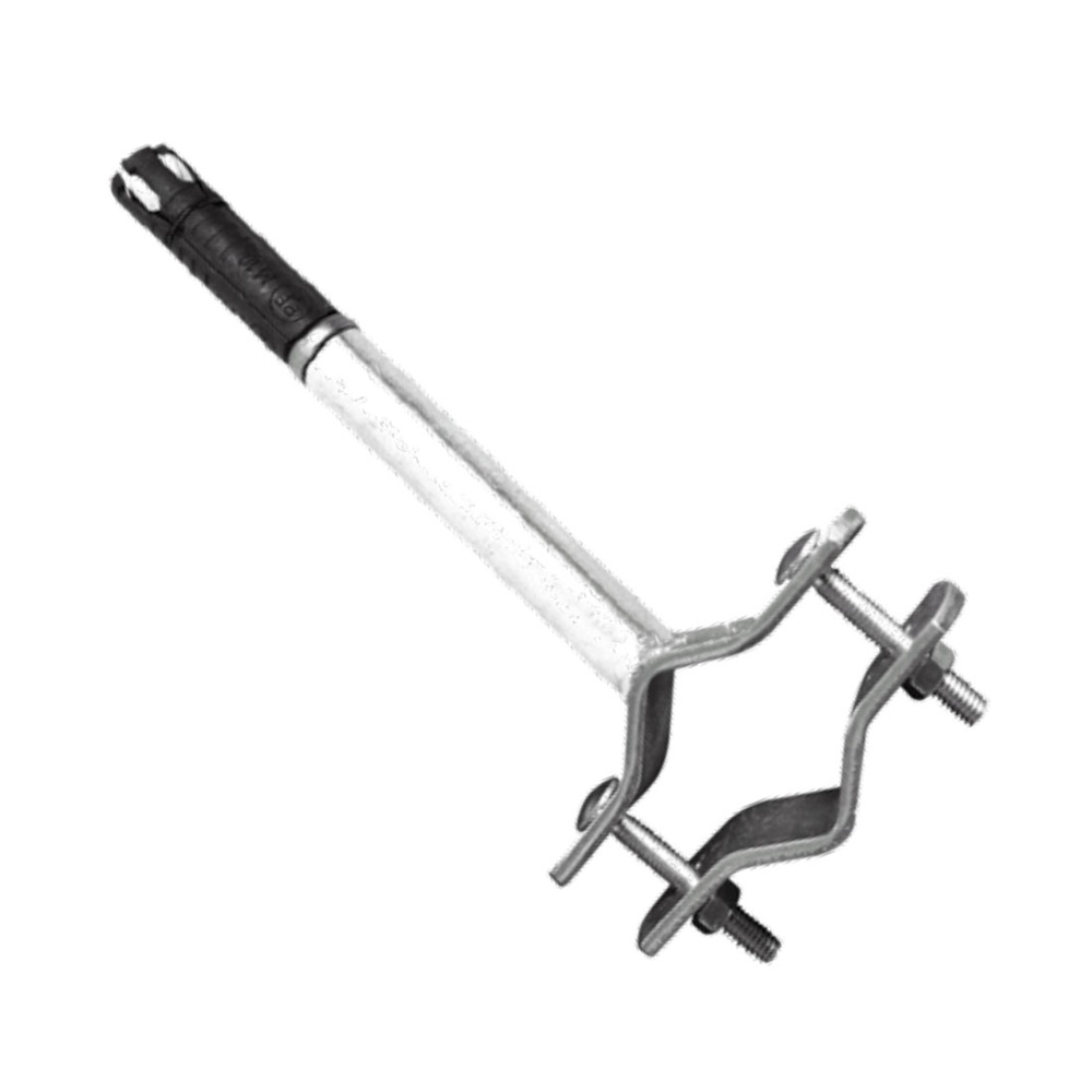 Zanca espansione tondino 10 cm zincata per pali Ø30-60 mm