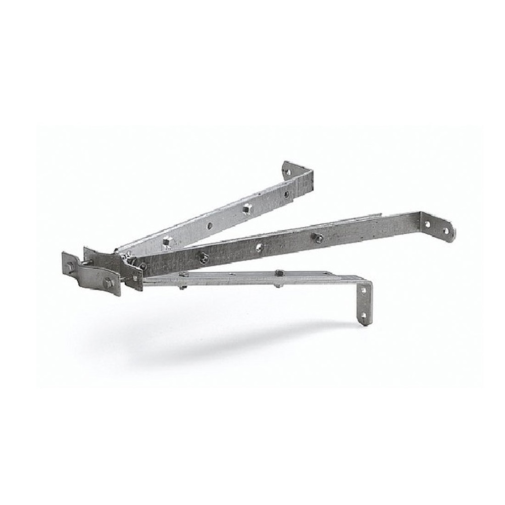 Supporto treppiede regolabile zincato per pali Ø30-55 mm terrazzi e solai