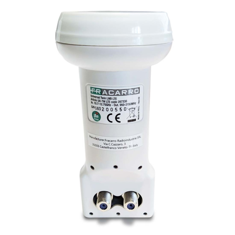 LNB Twin Universale con Filtro LTE per Impianti Satellitari