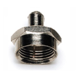 Carico terminazione 75 Ohm connettore F per impianti TV SAT