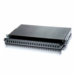 Cassetto portagiunzioni ottico 24 connessioni SC/APC rack 19 acciaio