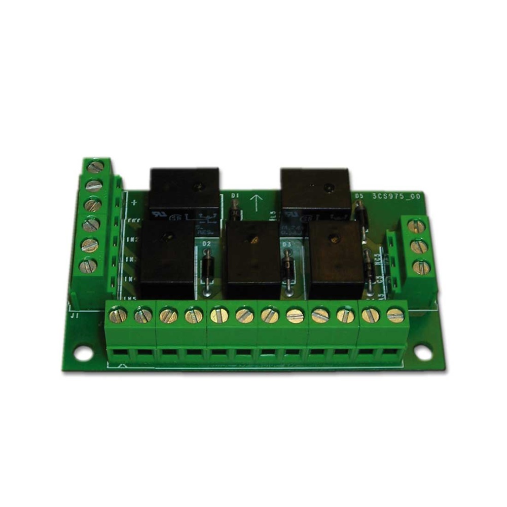 Modulo 5 relè doppio scambio 1A 12V per impianti antifurto filari