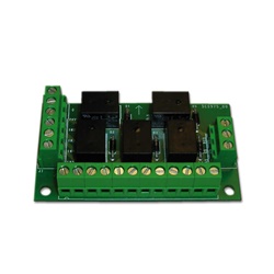 Modulo 5 relè doppio scambio 1A 12V per impianti antifurto filari