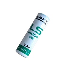Batteria litio AA 3,6V 2,6Ah box protetto per allarmi