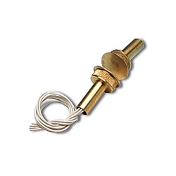 Contatto magnetico da incasso RM15 corpo ottone per infissi metallici impianti elettrici sicurezza