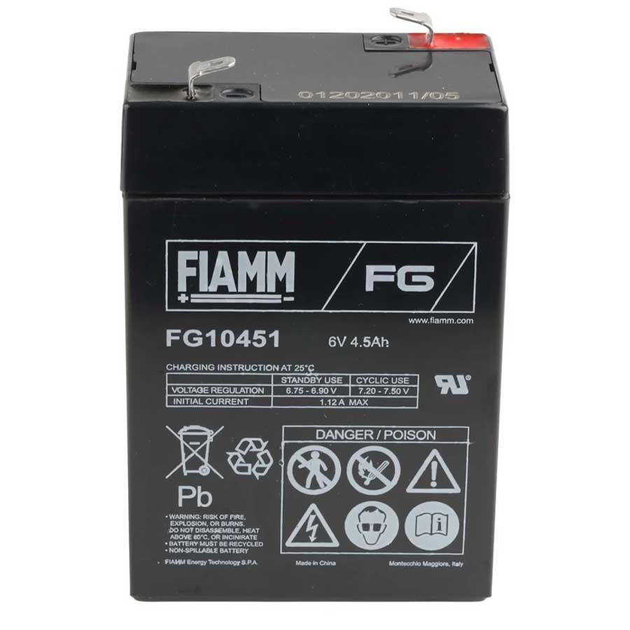 Batteria Fiamm 4,5Ah 6V