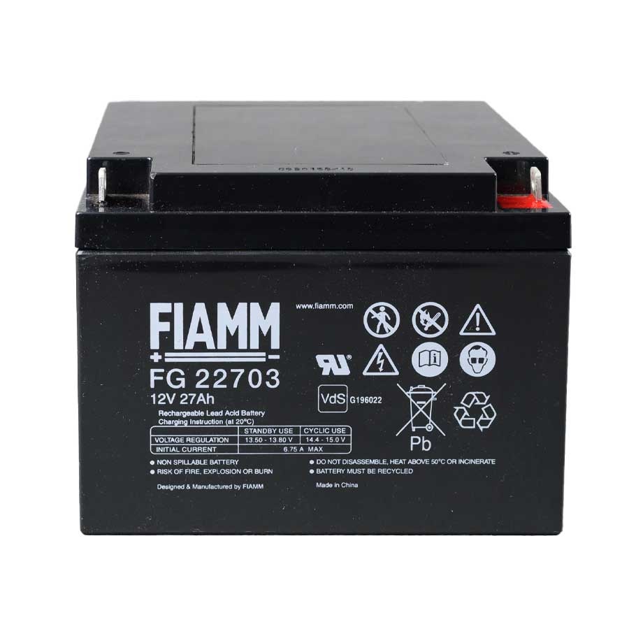 938206 Batteria Fiamm 27Ah 12V