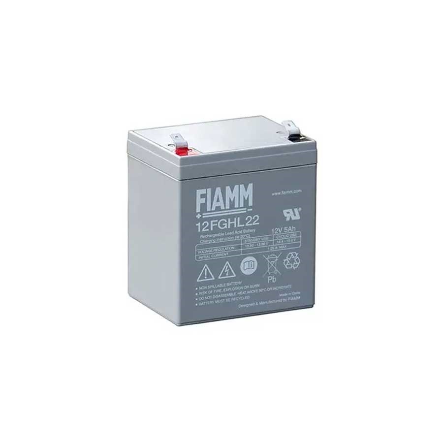 Batteria 12V 5Ah AGM long life per UPS installazione versatile